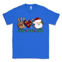 True Royal peace love Santa Classic Tee - AdoDesignShop