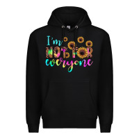 Black i'm not for everyone Premium Hoodie - JahusDesignShop