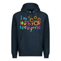 Navy i'm not for everyone Premium Hoodie - JahusDesignShop