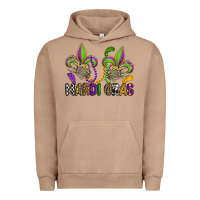 Pigment Burro mardi gras skeleton hands  fleur de lis Urban Hoodie - OliviaCreatesArt