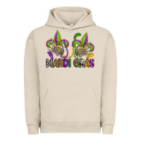 Mardi Gras Skeleton Hands  Fleur De Lis Urban Hoodie | Teevron