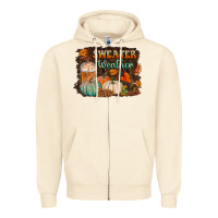 Sandshell sweater weather Zipper Hoodie - BundleAndBundleShop