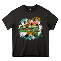 Asphalt New York State Map Heavy Core Tee - RanaPortraitStore
