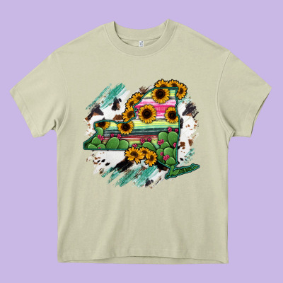 New York State Map Heavy Core Tee Designed By Ranaportraitstore