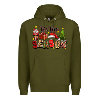 Army Green tis the season christmas Premium Hoodie - texasbilliewilder