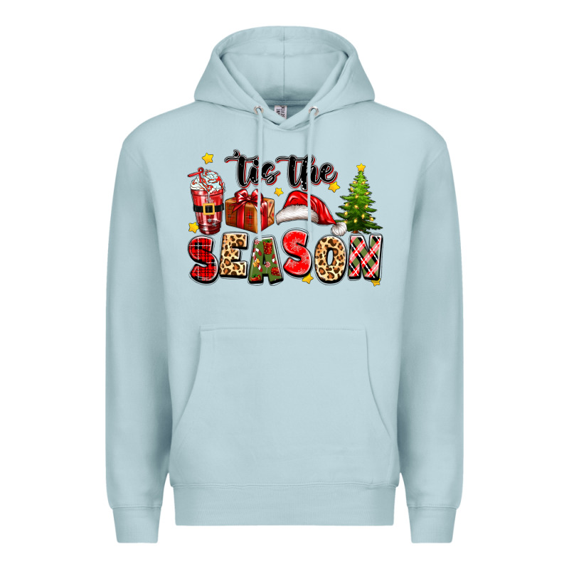 Tis The Season Christmas Premium Hoodie by texasbilliewilder | Teevron