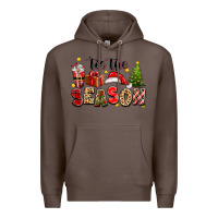 Coffee tis the season christmas Premium Hoodie - texasbilliewilder