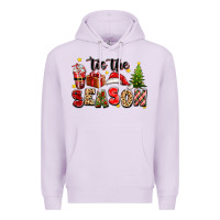 Lilac tis the season christmas Premium Hoodie - texasbilliewilder