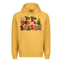 Mustard tis the season christmas Premium Hoodie - texasbilliewilder