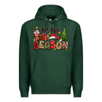 Sports Green tis the season christmas Premium Hoodie - texasbilliewilder