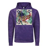 Cloud Purple statue of liberty leopard Vintage Hoodie - BundleAndBundleShop