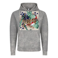 Cloud Rock statue of liberty leopard Vintage Hoodie - BundleAndBundleShop