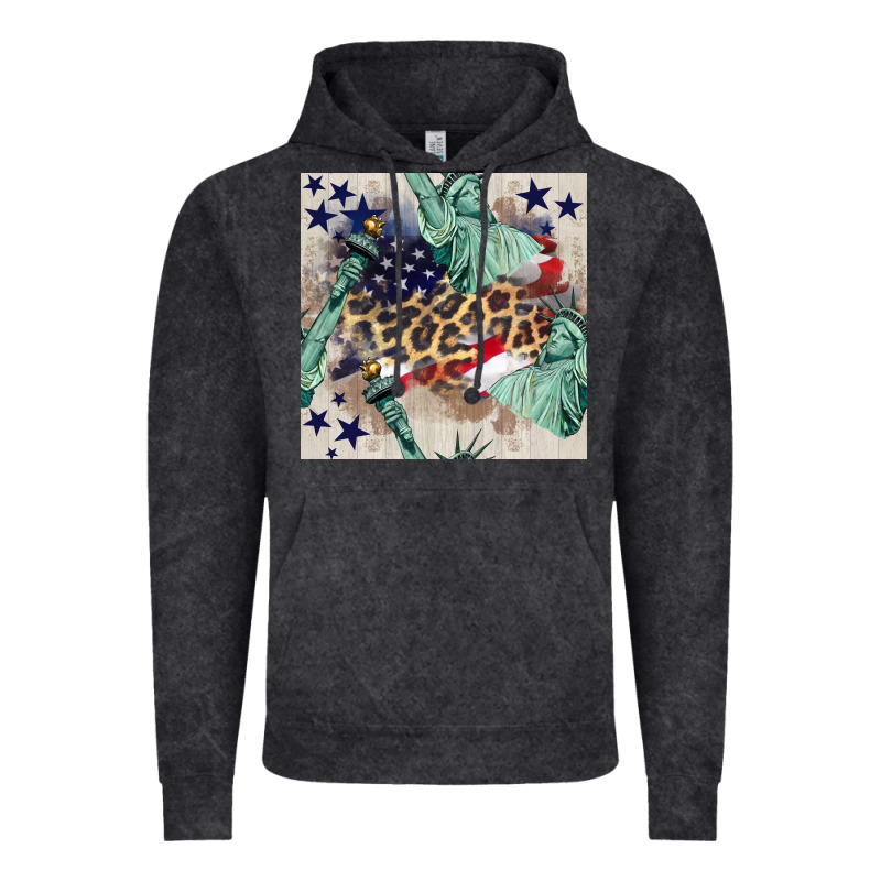 Statue Of Liberty Leopard Vintage Hoodie by BundleAndBundleShop | Teevron
