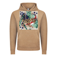 Vintage Coffee statue of liberty leopard Vintage Hoodie - BundleAndBundleShop