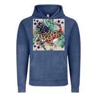 Vintage Denim statue of liberty leopard Vintage Hoodie - BundleAndBundleShop