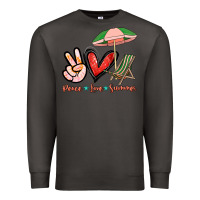 Smoke Peace love summer Premium Sweatshirt - NancyCooperArtShop