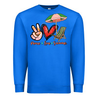 True Royal Peace love summer Premium Sweatshirt - NancyCooperArtShop