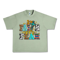 Oil Green faith over fear with cross and sunflowers Urban Heavy Tee - AdoDesignShop