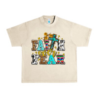 Sandshell faith over fear with cross and sunflowers Urban Heavy Tee - AdoDesignShop