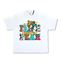 White faith over fear with cross and sunflowers Urban Heavy Tee - AdoDesignShop