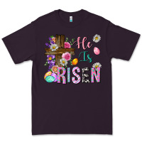 Plum he is risen easter Premium Tee - Neo Western