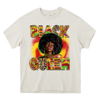 Cream Black queen juneteenth Heavy Core Tee - Zillion Design Studio