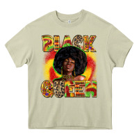 Mossy Black queen juneteenth Heavy Core Tee - Zillion Design Studio