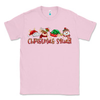 Bubblegum Pink christmas squad Classic Tee - MaliasSmallBusiness
