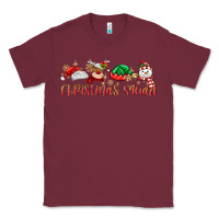 Burgundy christmas squad Classic Tee - MaliasSmallBusiness