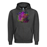 Charcoal Heather halloween spider web for patches Zipper Hoodie - BundleAndBundleShop