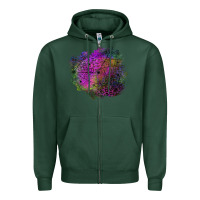 Sports Green halloween spider web for patches Zipper Hoodie - BundleAndBundleShop