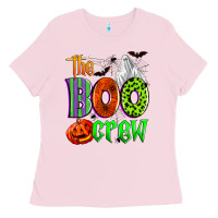 Bubblegum Pink the boo crew Ladies Tee - Zillion Design Studio