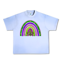 Grape Ice mardi gras rainbow Urban Heavy Tee - BarkalooDesign