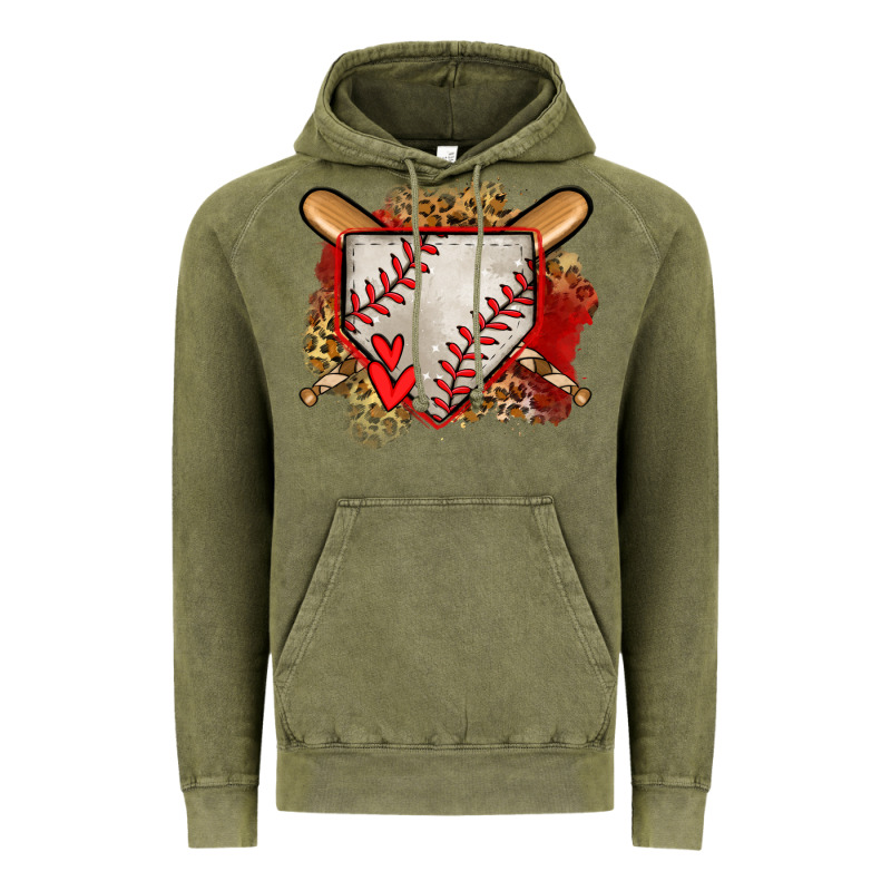 Baseball Home Plate Vintage Hoodie by Jasminsmagicworld | Teevron