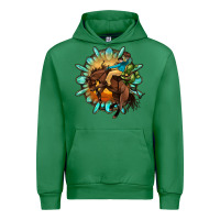 Emerald gemstone cowboy Urban Hoodie - OliviaCreatesArt