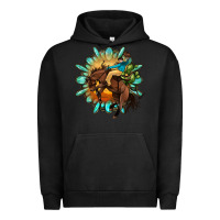 Pigment Black gemstone cowboy Urban Hoodie - OliviaCreatesArt