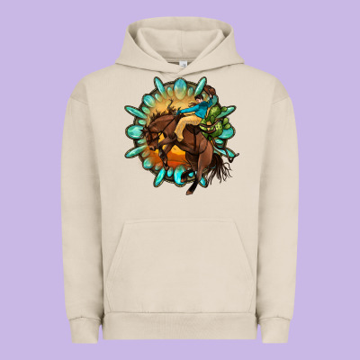 Gemstone Cowboy Urban Hoodie Designed By Oliviacreatesart