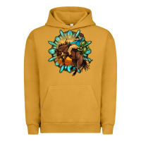 Pigment Peanut Butter gemstone cowboy Urban Hoodie - OliviaCreatesArt