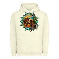 Pigment Pistachio gemstone cowboy Urban Hoodie - OliviaCreatesArt