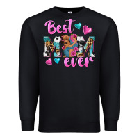 Black Best Mom Ever Afro Woman Premium Sweatshirt - texasbilliewilder