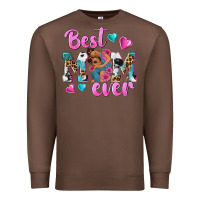 Chestnut Best Mom Ever Afro Woman Premium Sweatshirt - texasbilliewilder