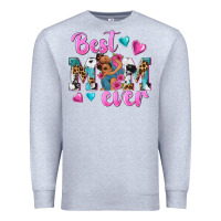 Heather Grey Best Mom Ever Afro Woman Premium Sweatshirt - texasbilliewilder