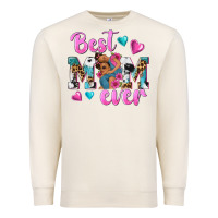 Sandshell Best Mom Ever Afro Woman Premium Sweatshirt - texasbilliewilder
