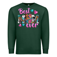 Sports Green Best Mom Ever Afro Woman Premium Sweatshirt - texasbilliewilder