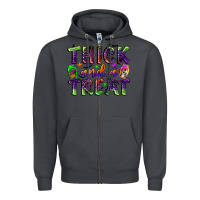 Smoke thick and a treat Zipper Hoodie - BundleAndBundleShop