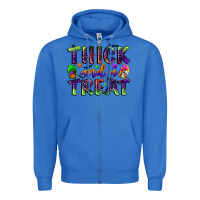 True Royal thick and a treat Zipper Hoodie - BundleAndBundleShop