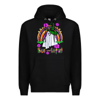 Black Boo-tiful ghost Premium Hoodie - NancyCooperArtShop