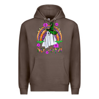 Coffee Boo-tiful ghost Premium Hoodie - NancyCooperArtShop