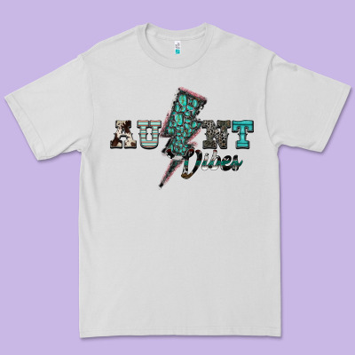 Aunt Vibes Premium Tee Designed By Sublimationcraftshop