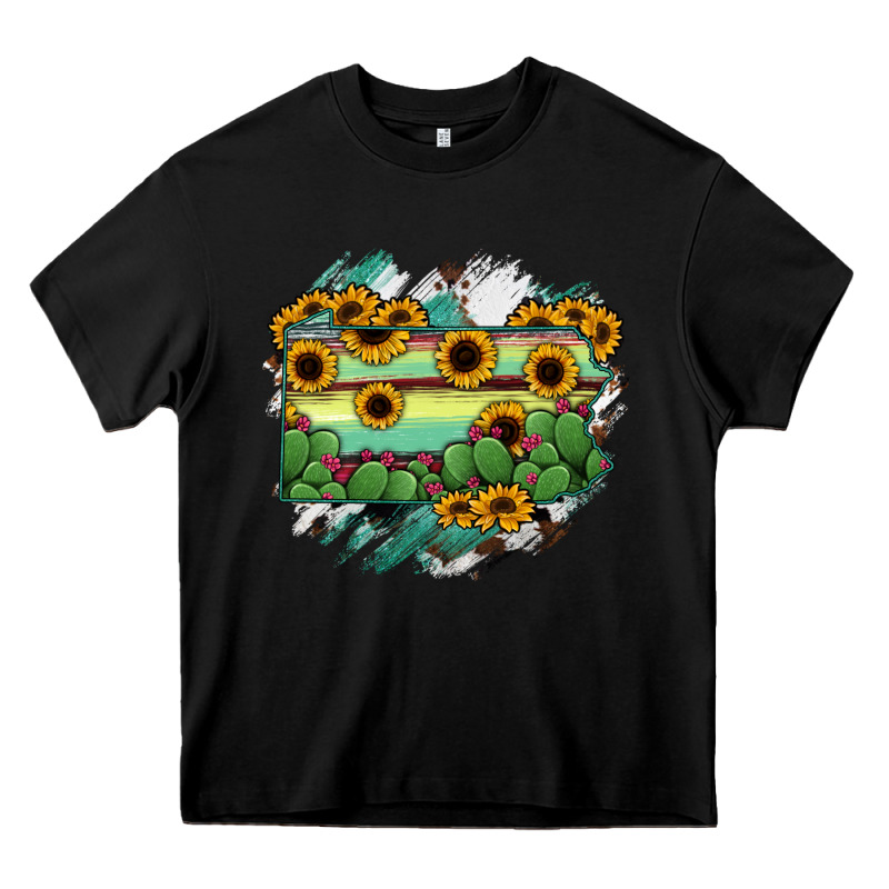 Pennsylvania State Map Heavy Core Tee by RanaPortraitStore | Teevron